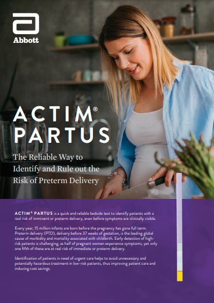 Learn more about the Actim Partus Test 